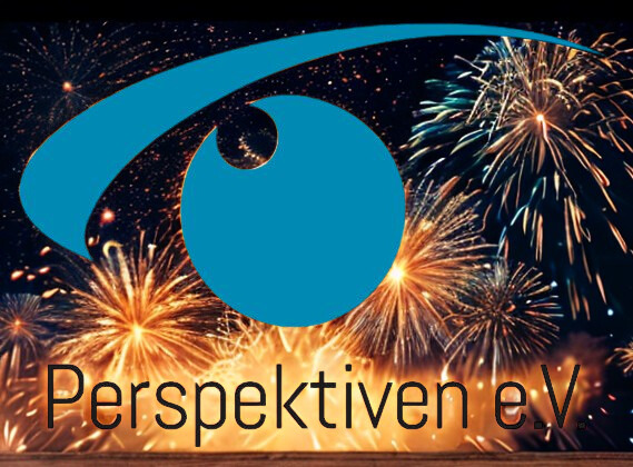 Logo mit Feuerwerk